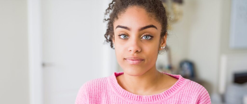 Young woman wondering if she's pregnant
